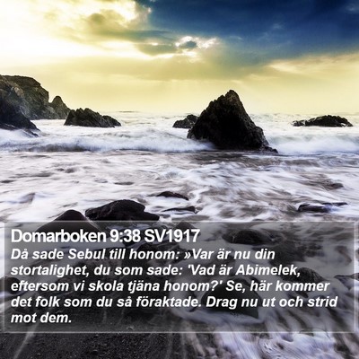 Domarboken 9:38 SV1917 Bible Verse Image