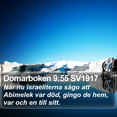 Domarboken 9:55 SV1917 Bible Verse Image
