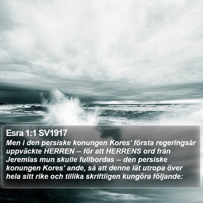 Esra 1:1 SV1917 Bible Verse Image