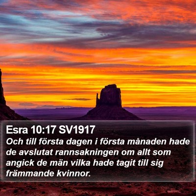Esra 10:17 SV1917 Bible Verse Image