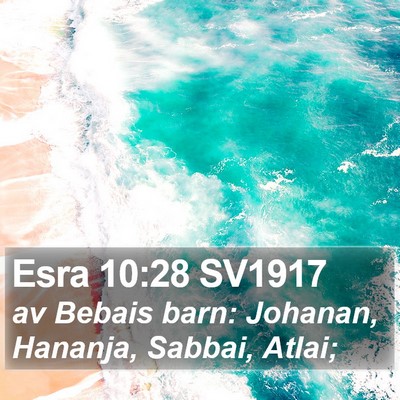 Esra 10:28 SV1917 Bible Verse Image