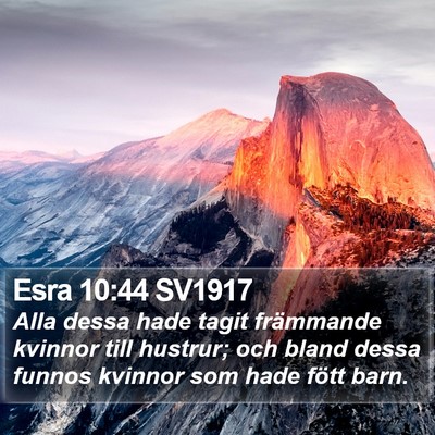 Esra 10:44 SV1917 Bible Verse Image