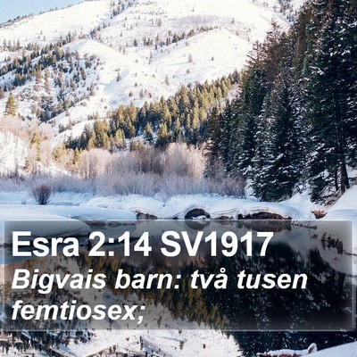 Esra 2:14 SV1917 Bible Verse Image