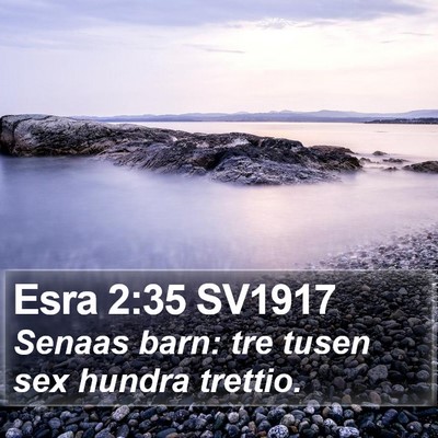 Esra 2:35 SV1917 Bible Verse Image