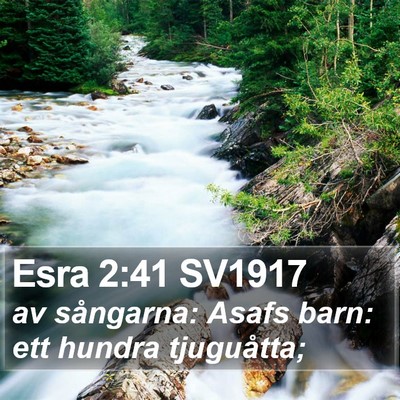 Esra 2:41 SV1917 Bible Verse Image