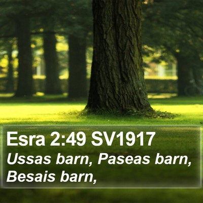 Esra 2:49 SV1917 Bible Verse Image