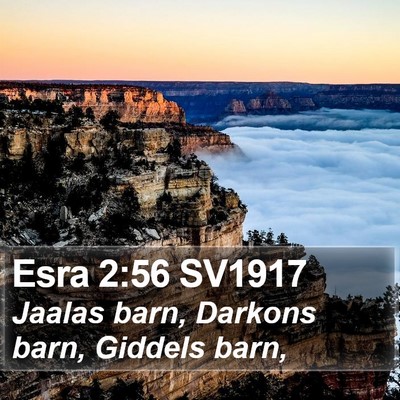 Esra 2:56 SV1917 Bible Verse Image