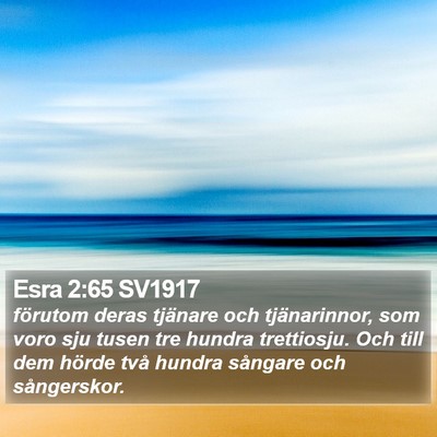 Esra 2:65 SV1917 Bible Verse Image