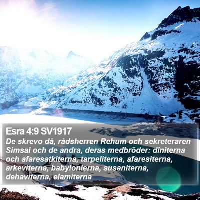 Esra 4:9 SV1917 Bible Verse Image