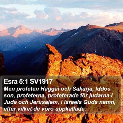 Esra 5:1 SV1917 Bible Verse Image