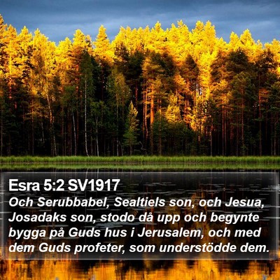 Esra 5:2 SV1917 Bible Verse Image