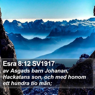 Esra 8:12 SV1917 Bible Verse Image