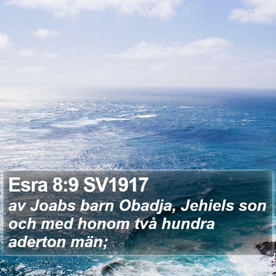 Esra 8:9 SV1917 Bible Verse Image