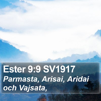 Ester 9:9 SV1917 Bible Verse Image