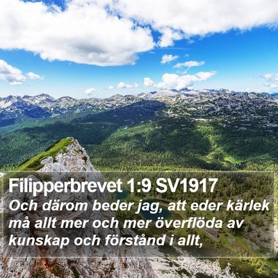Filipperbrevet 1:9 SV1917 Bible Verse Image