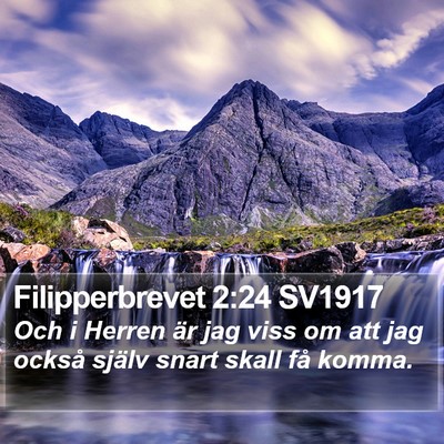 Filipperbrevet 2:24 SV1917 Bible Verse Image