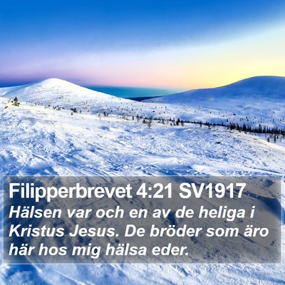 Filipperbrevet 4:21 SV1917 Bible Verse Image