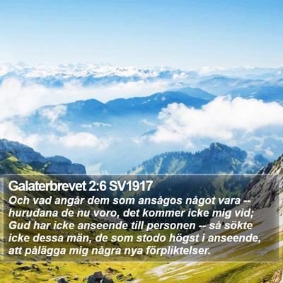 Galaterbrevet 2:6 SV1917 Bible Verse Image