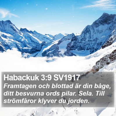 Habackuk 3:9 SV1917 Bible Verse Image