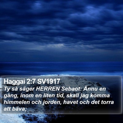 Haggai 2:7 SV1917 Bible Verse Image