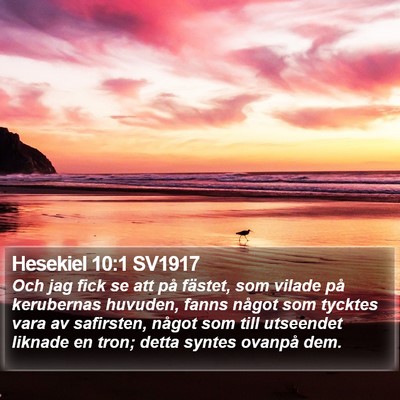 Hesekiel 10:1 SV1917 Bible Verse Image