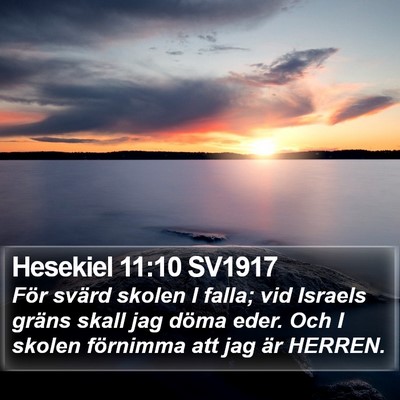 Hesekiel 11:10 SV1917 Bible Verse Image