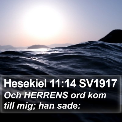 Hesekiel 11:14 SV1917 Bible Verse Image