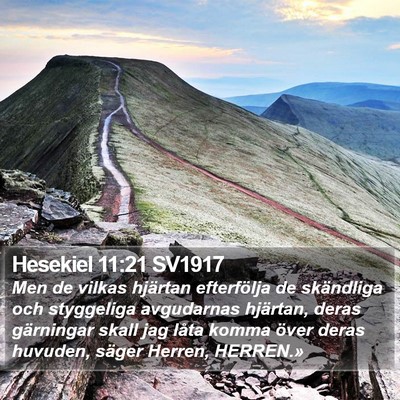 Hesekiel 11:21 SV1917 Bible Verse Image