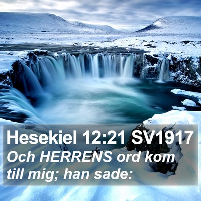 Hesekiel 12:21 SV1917 Bible Verse Image