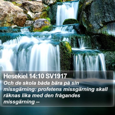 Hesekiel 14:10 SV1917 Bible Verse Image