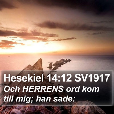 Hesekiel 14:12 SV1917 Bible Verse Image