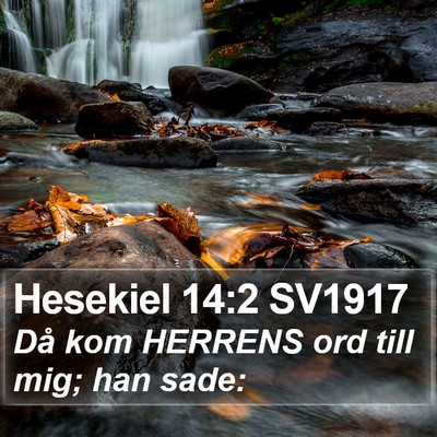 Hesekiel 14:2 SV1917 Bible Verse Image