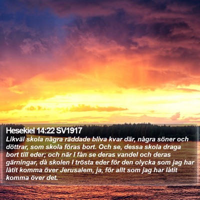 Hesekiel 14:22 SV1917 Bible Verse Image
