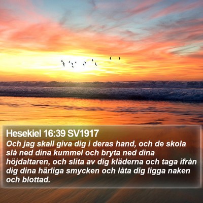 Hesekiel 16:39 SV1917 Bible Verse Image