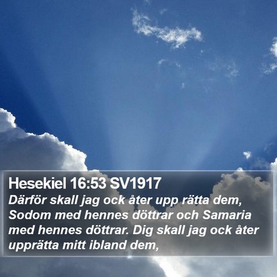 Hesekiel 16:53 SV1917 Bible Verse Image