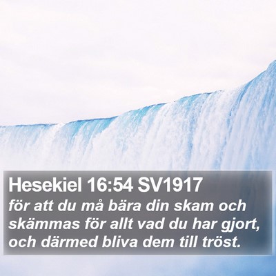 Hesekiel 16:54 SV1917 Bible Verse Image