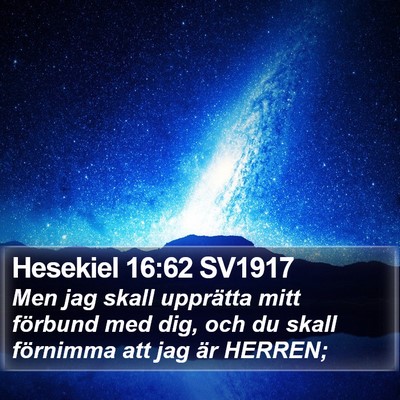 Hesekiel 16:62 SV1917 Bible Verse Image