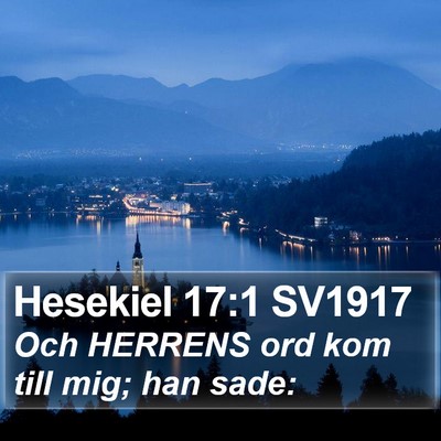 Hesekiel 17:1 SV1917 Bible Verse Image
