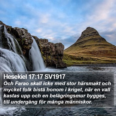 Hesekiel 17:17 SV1917 Bible Verse Image