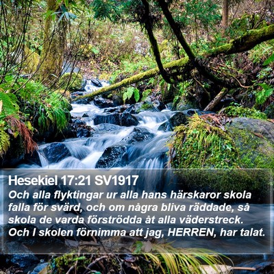 Hesekiel 17:21 SV1917 Bible Verse Image