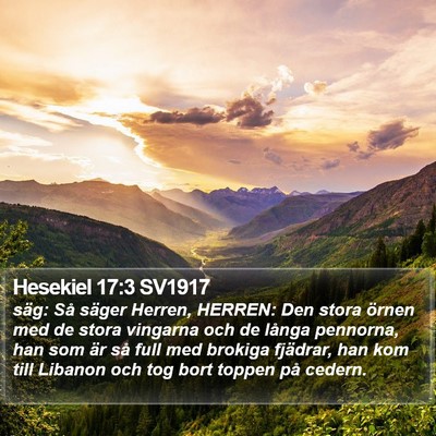 Hesekiel 17:3 SV1917 Bible Verse Image
