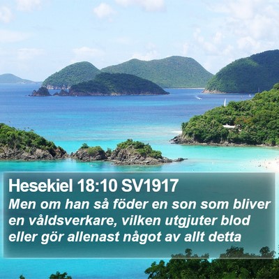 Hesekiel 18:10 SV1917 Bible Verse Image