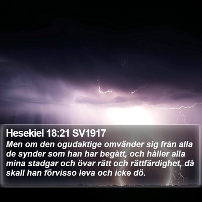 Hesekiel 18:21 SV1917 Bible Verse Image