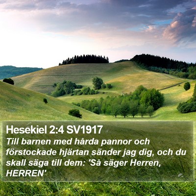 Hesekiel 2:4 SV1917 Bible Verse Image