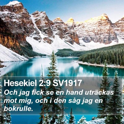 Hesekiel 2:9 SV1917 Bible Verse Image