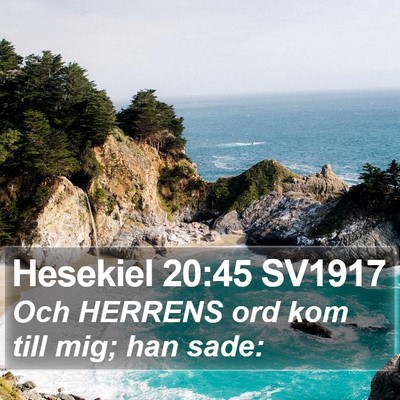 Hesekiel 20:45 SV1917 Bible Verse Image
