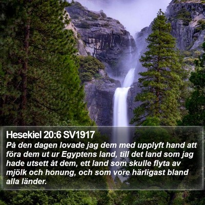 Hesekiel 20:6 SV1917 Bible Verse Image