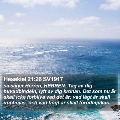 Hesekiel 21:26 SV1917 Bible Verse Image