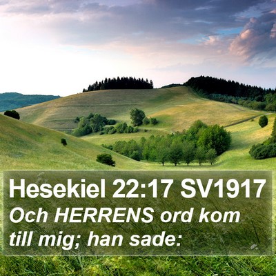 Hesekiel 22:17 SV1917 Bible Verse Image