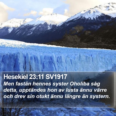 Hesekiel 23:11 SV1917 Bible Verse Image